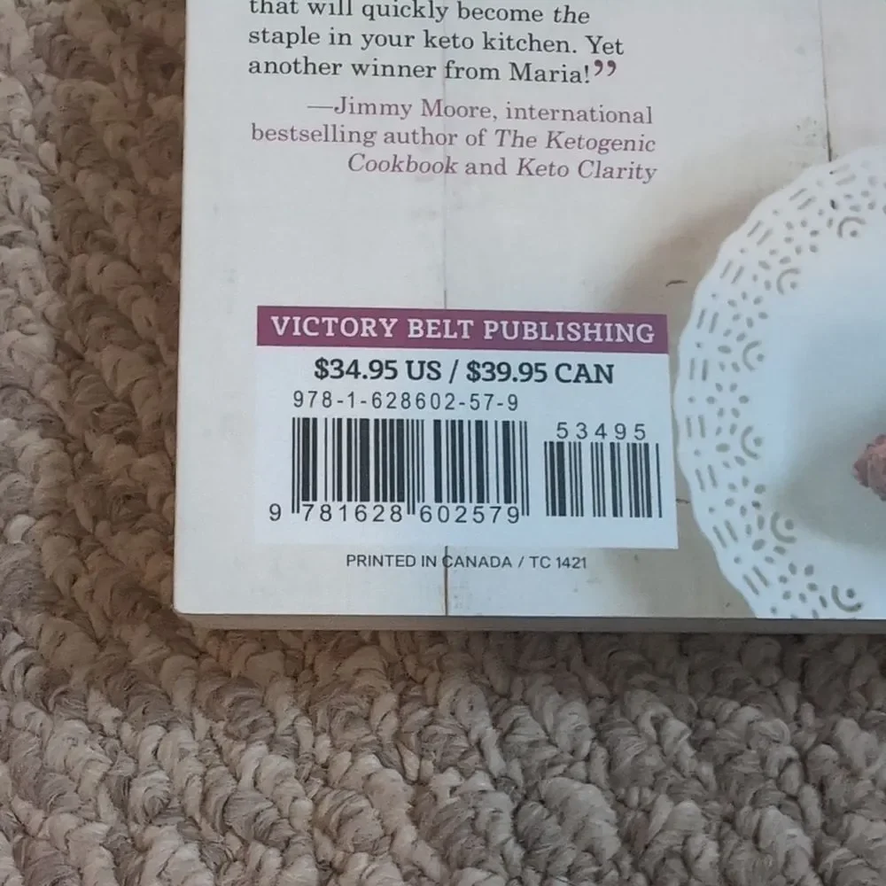 Keto Comfort Foods cookbook by Maria Emmerich